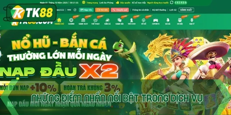 Giới thiệu TK88 và những điểm nhấn nổi bật trong dịch vụ